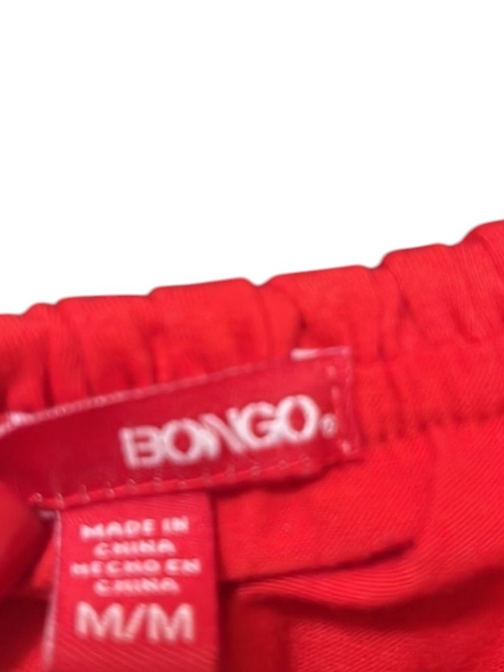 Bongo Red Strapless Mini Dress - Picture 5 of 5